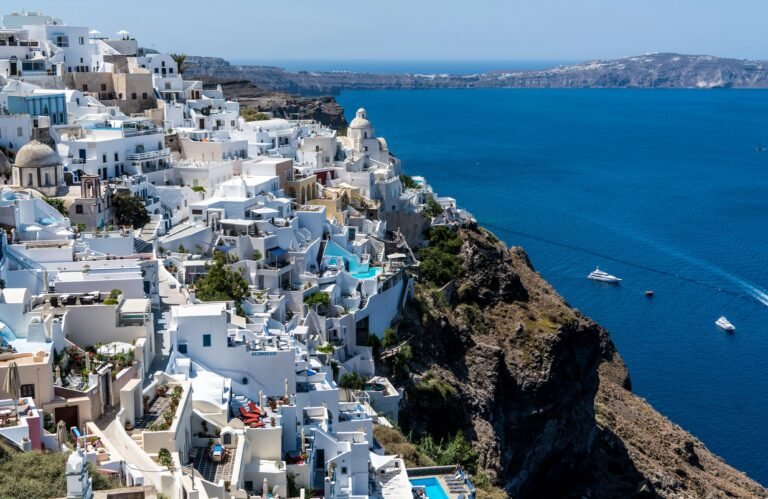 village of oia, greece